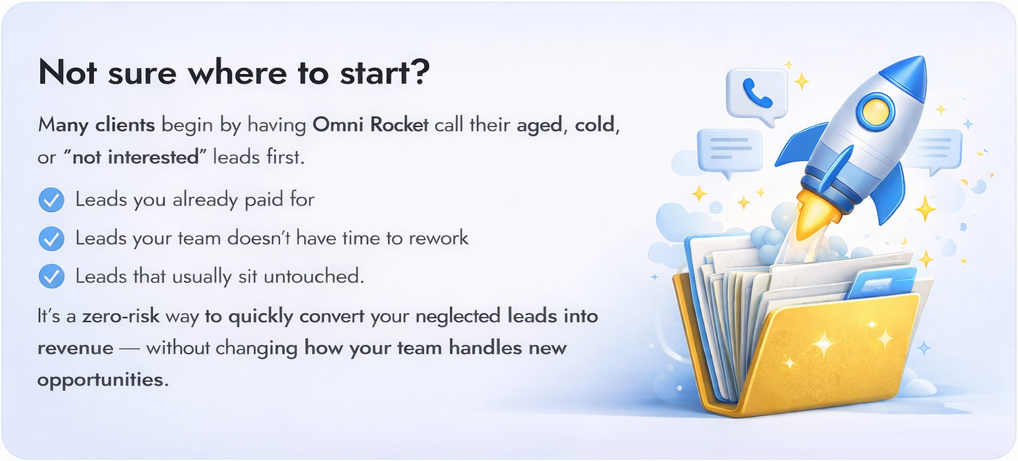 Rocketing Through Old Leads With Omni Rocket